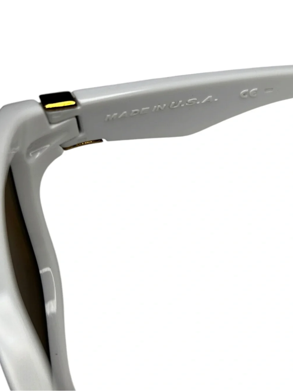 Oakley Jupiter Polished White 24K Gold Iridium Sunglasses 03-249